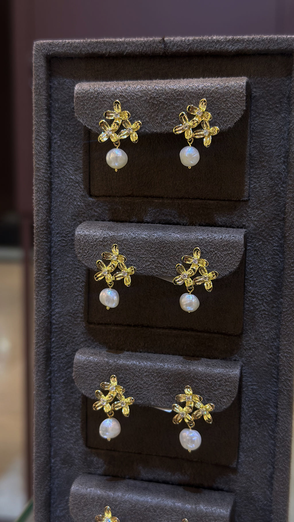 Bahraini Pearl drop earrings