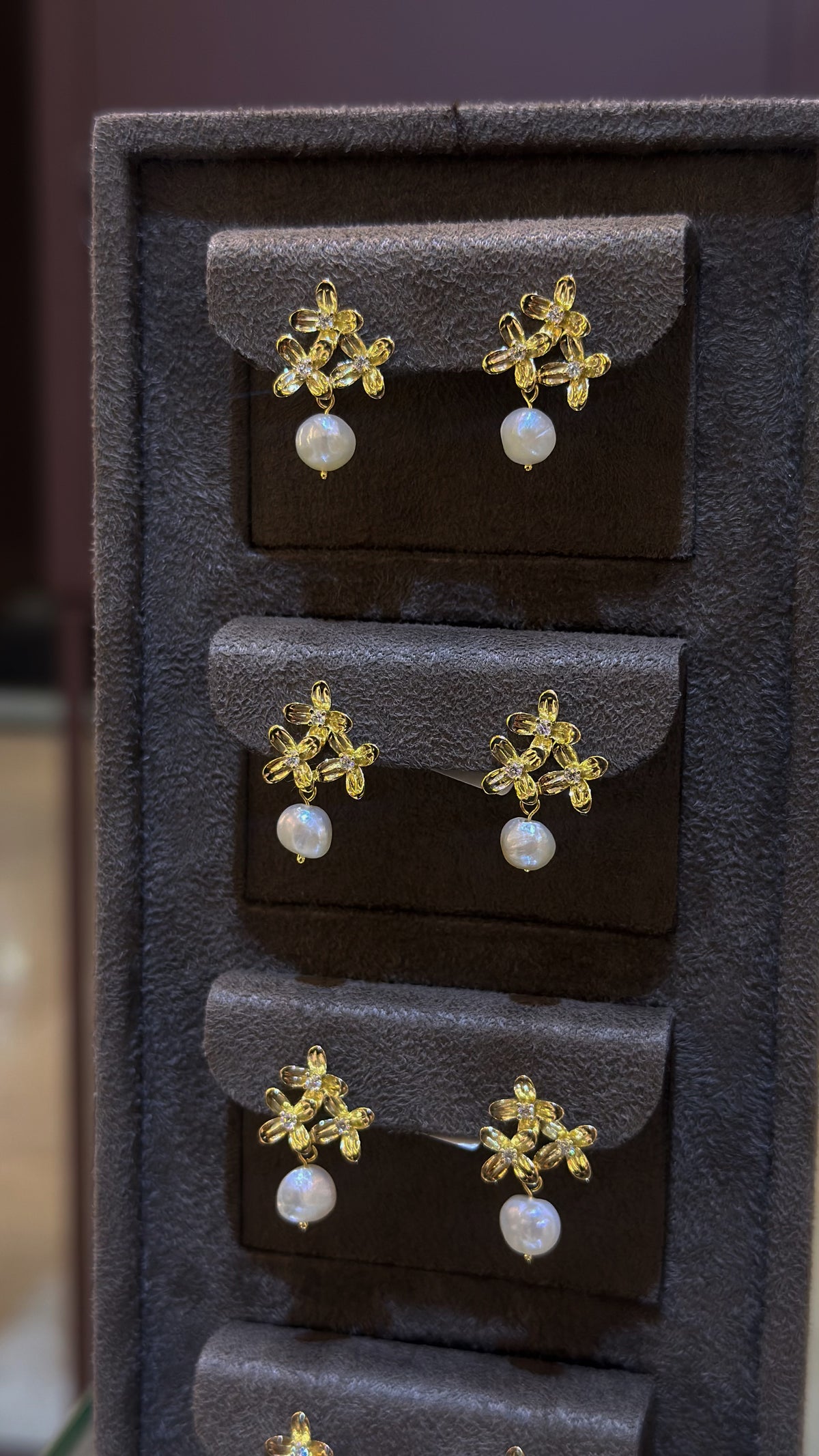 Bahraini Pearl drop earrings