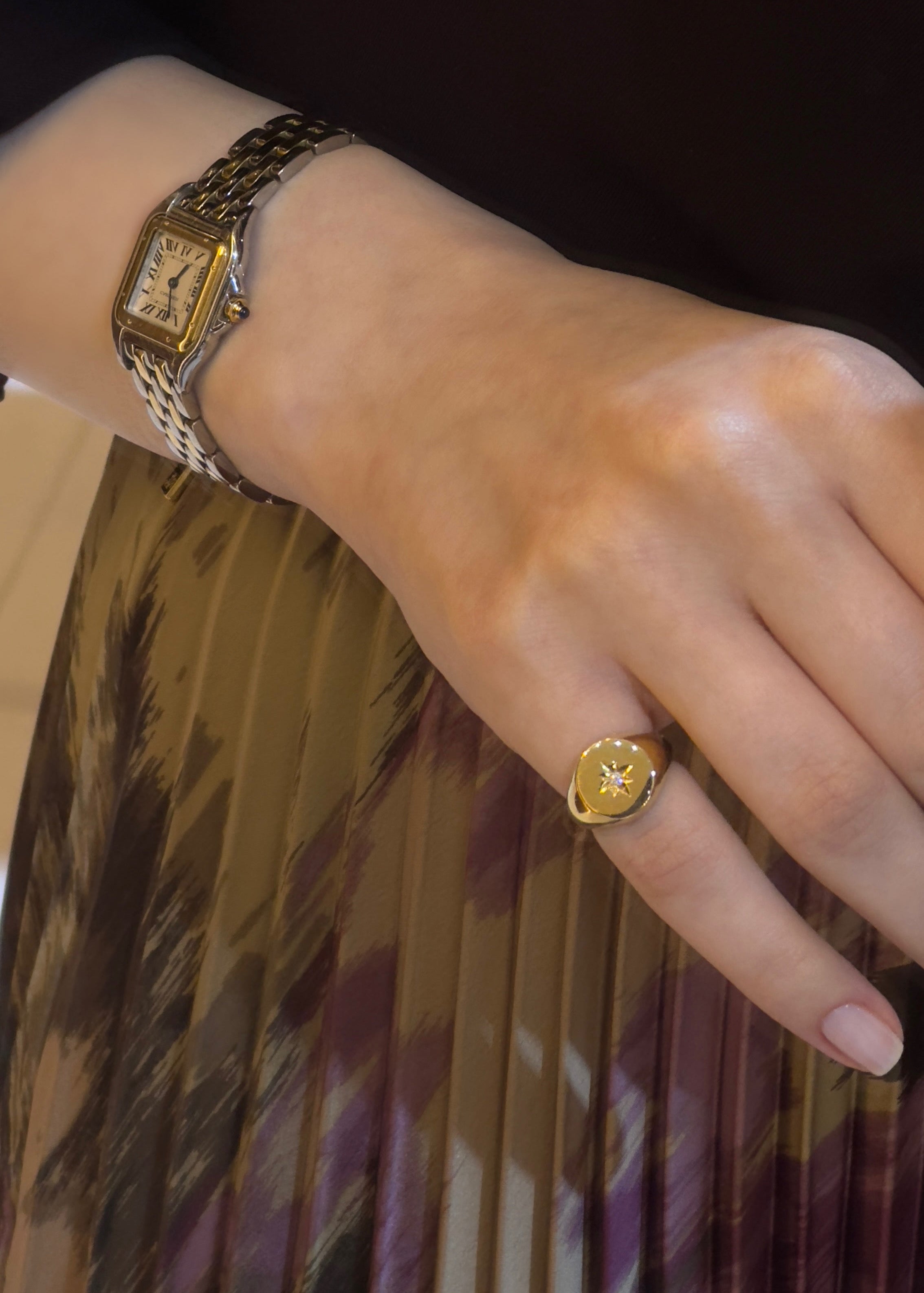 signature star pinky ring