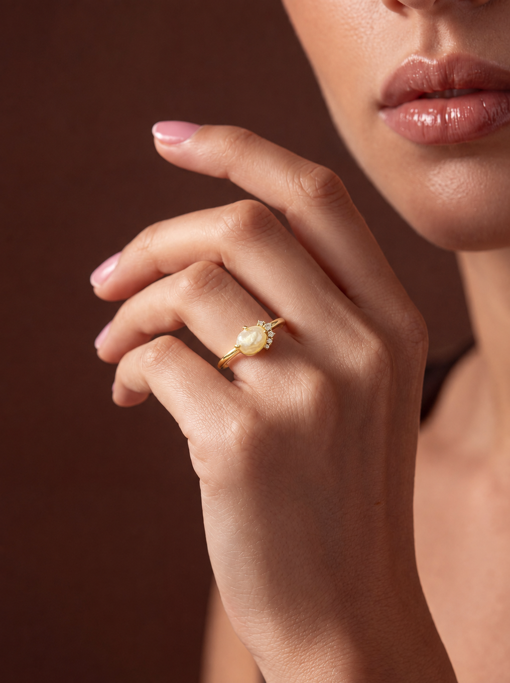 Bahraini pearl ring
