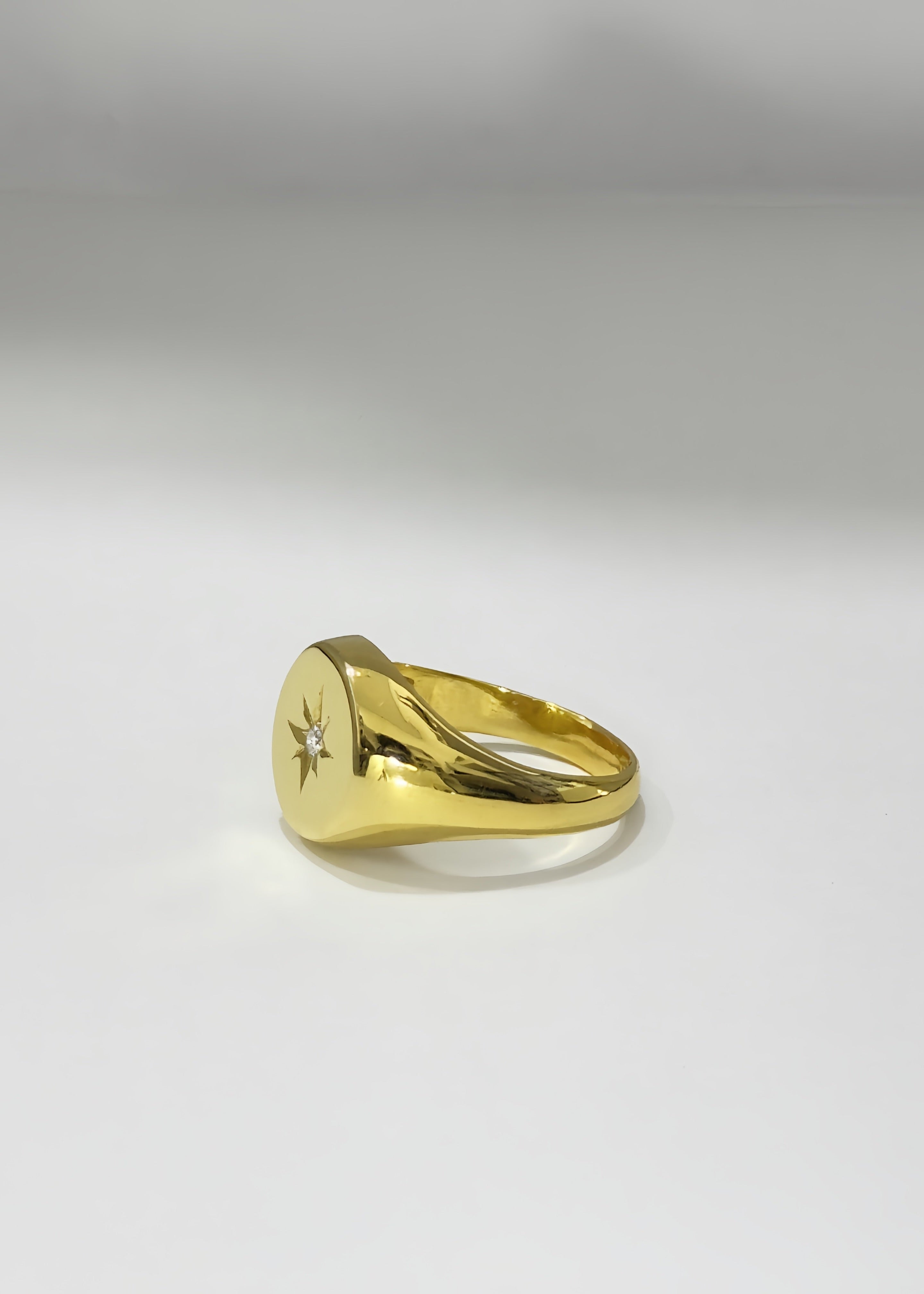 signature star pinky ring