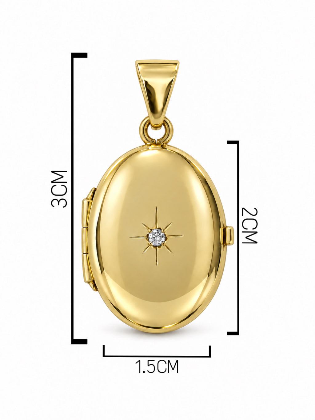 Oval locket