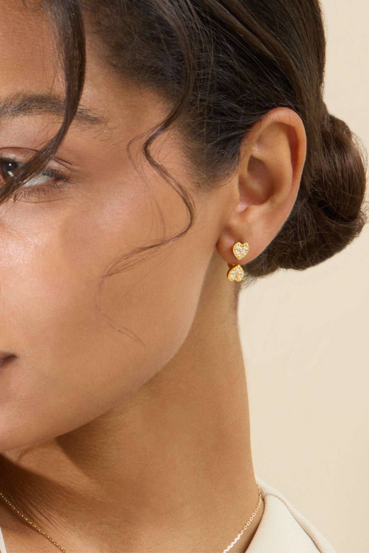 Double Heart Earrings