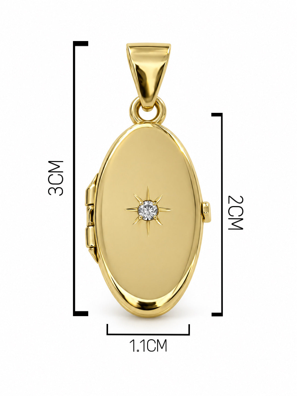 Small oval locket