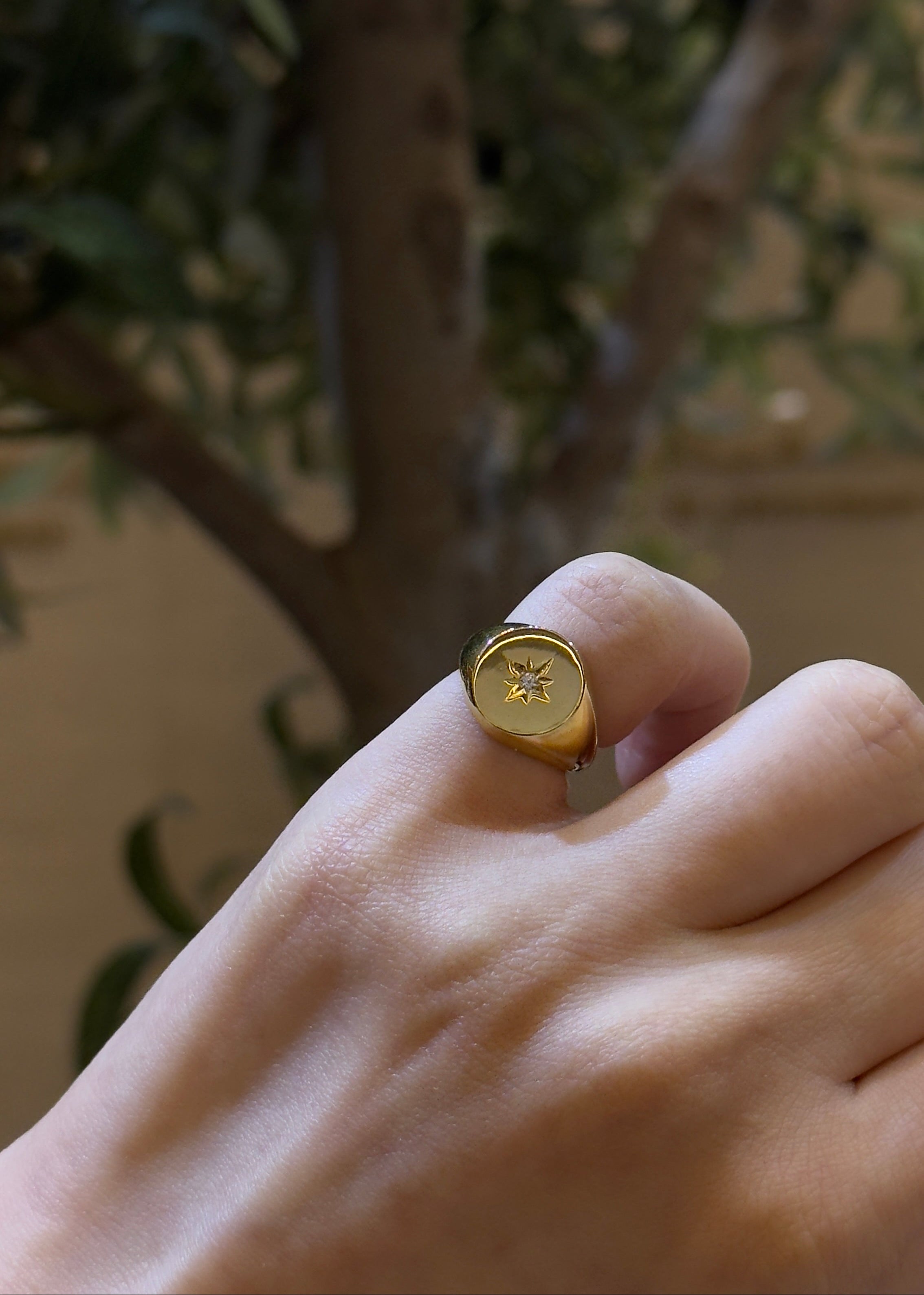 signature star pinky ring