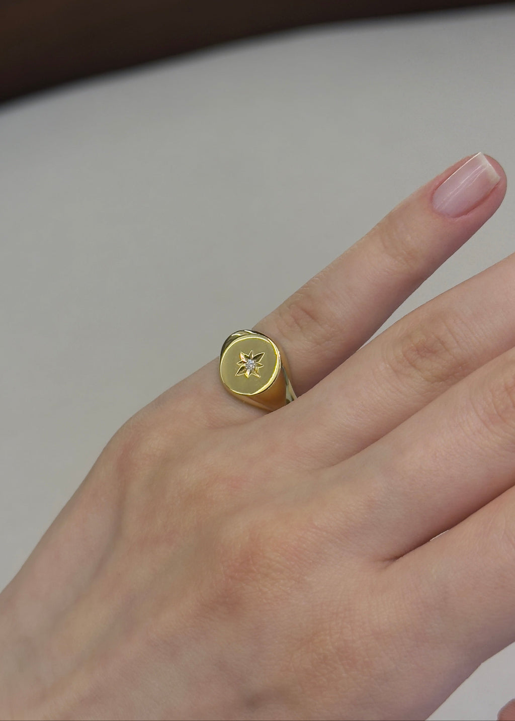 signature star pinky ring