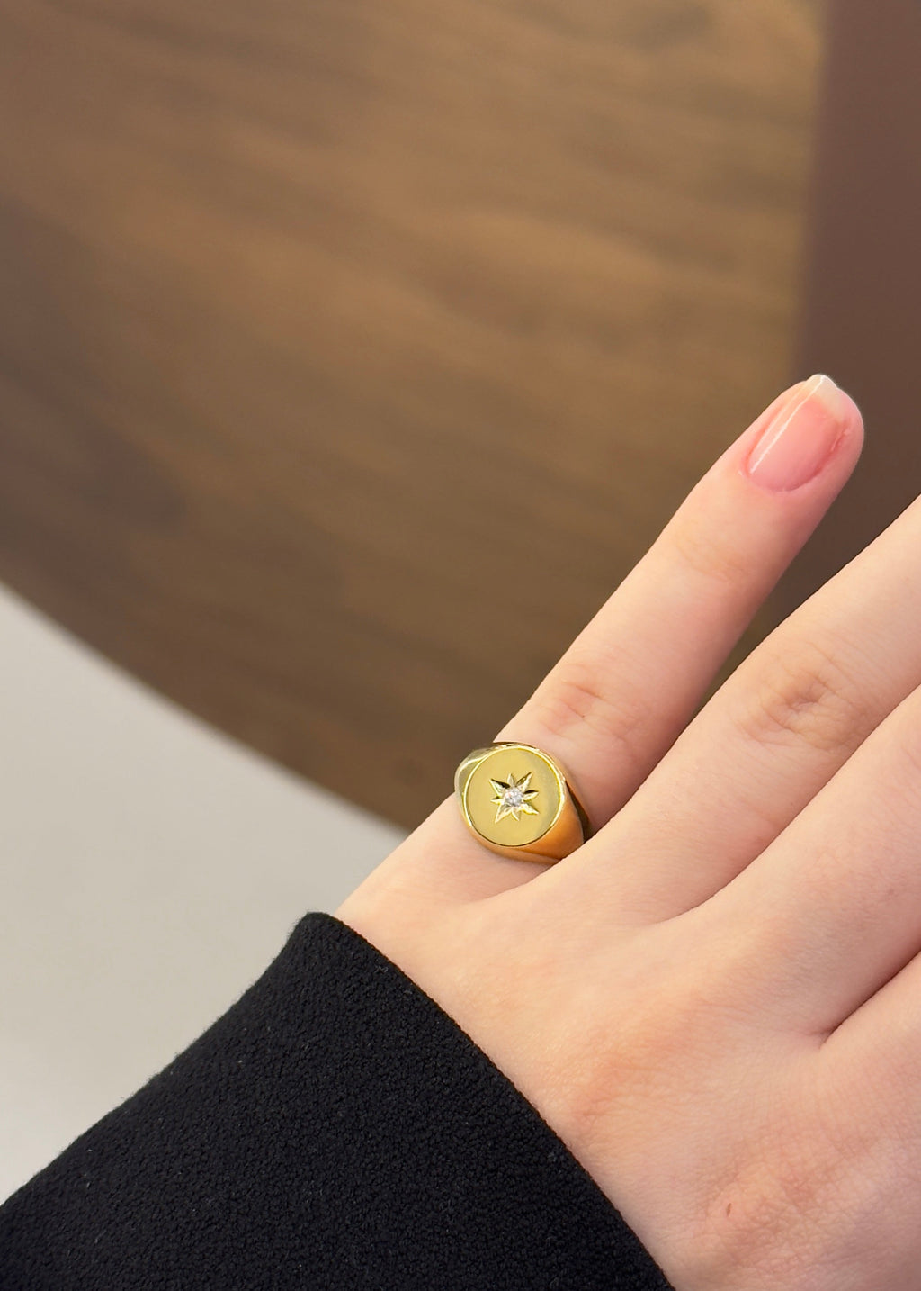 signature star pinky ring