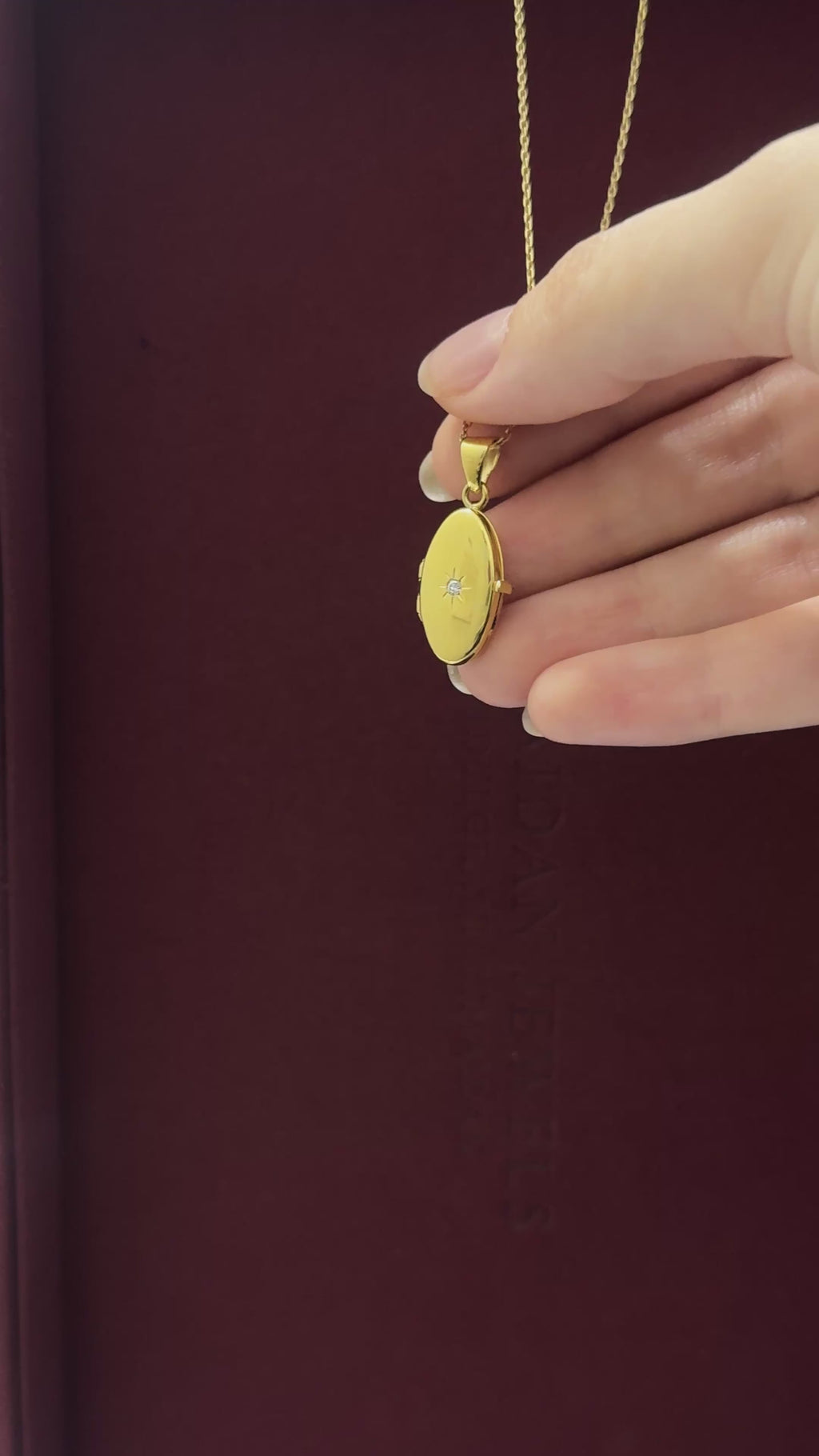 Small oval locket